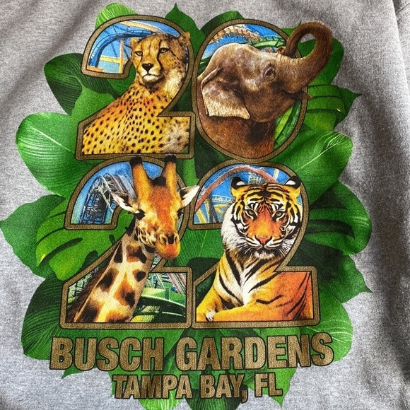 🌸Youth Busch Gardens 2022 sweatshirt size XL - Picture 9 of 9